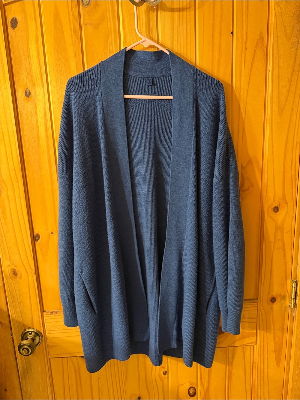 Lululemon Dark Blue Merino Wool Blend Women's Cardigan Sweater